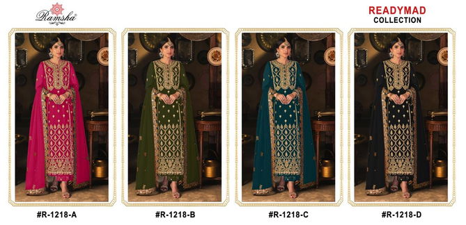 Ramsha R 1218 Nx Pakistani Readymade Suits Wholesale Market In Surat